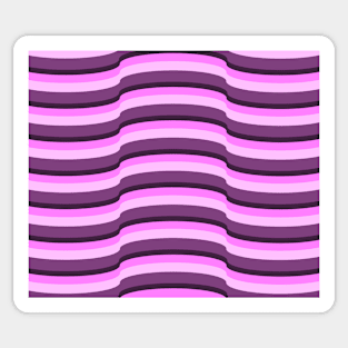 Op Art Ice Pink Sticker